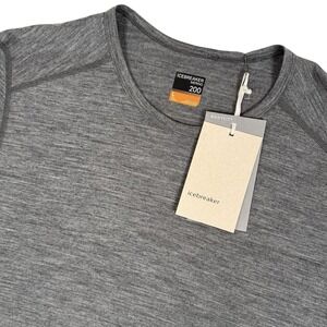 Icebreaker 200 Oasis Crew Neck Base Layer Shirt Mens Large Merino Wool New